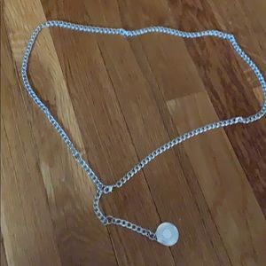 Silver Urban Outfitters chain belt